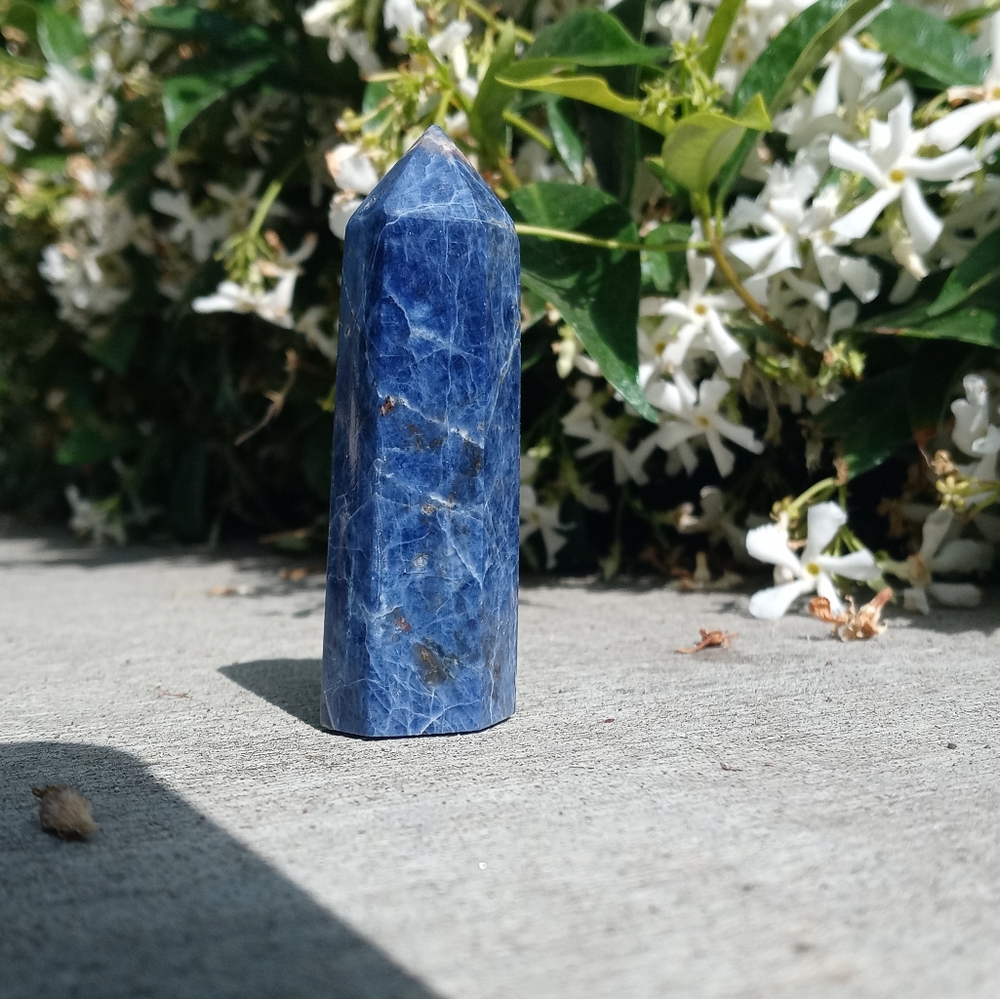 Lapis lazule crystal tower
